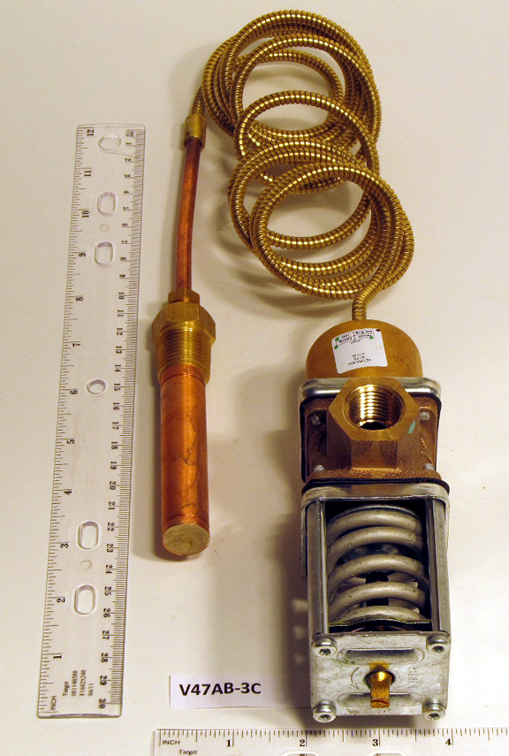 In Stock Johnson Controls V47AB3C 1/2" TEMPERATURE ACTUATED WATER