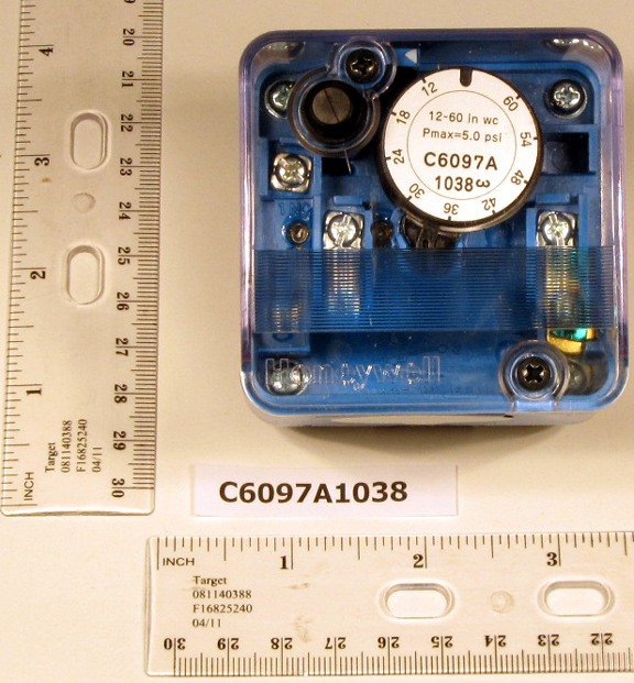In Stock Honeywell C6097A1038 GAS OR AIR PRESSURE LIMIT SWITCH NPT